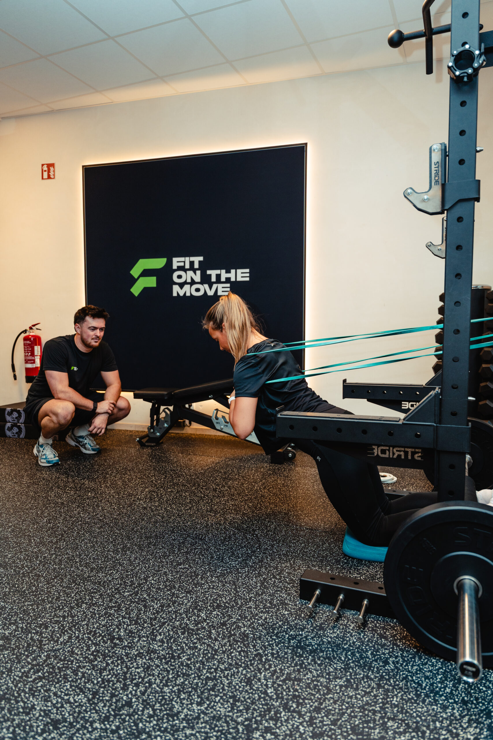 Duo personal training met coach en weerstandsoefeningen